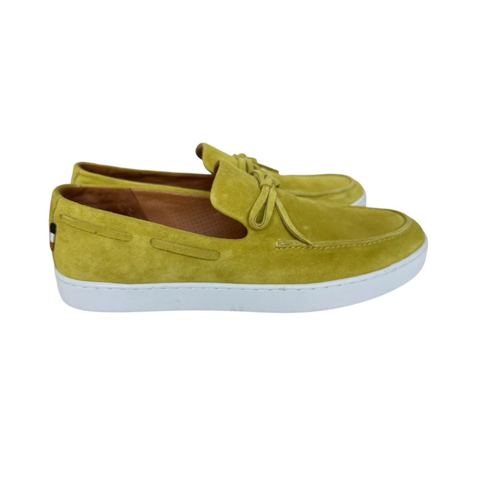 Allen Edmonds Santa Rosa Suede Leather Slip On Loafers Mens Sz 8.5D Citron - Picture 3 of 9